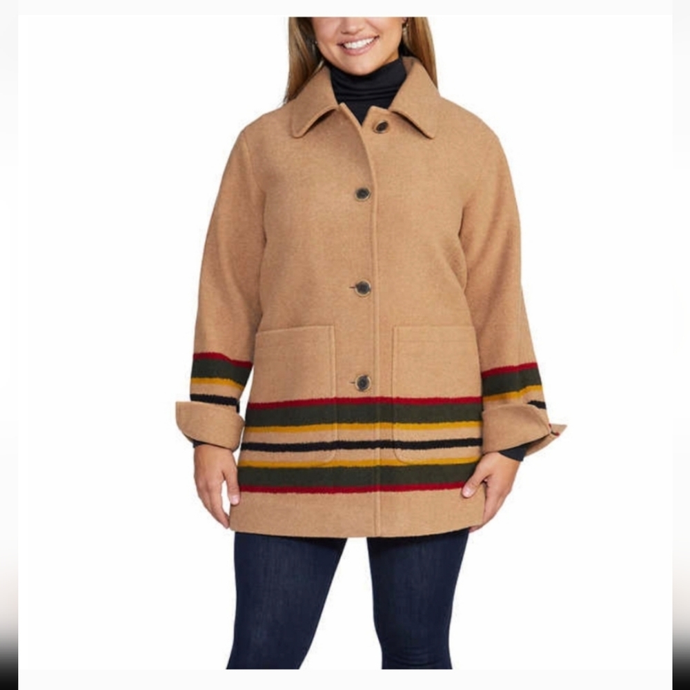 Pendleton Wool Topper Coat, NWT